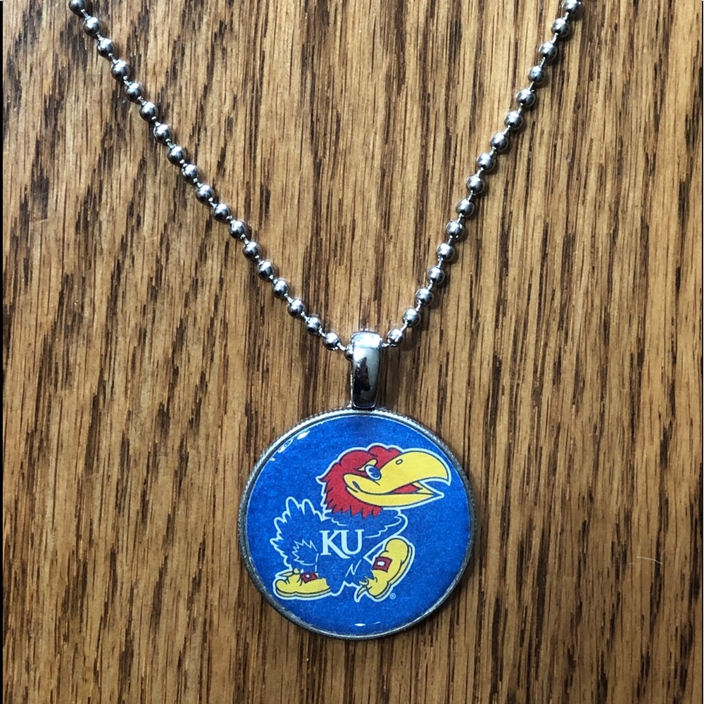 KU half-dollar Pendant Necklace